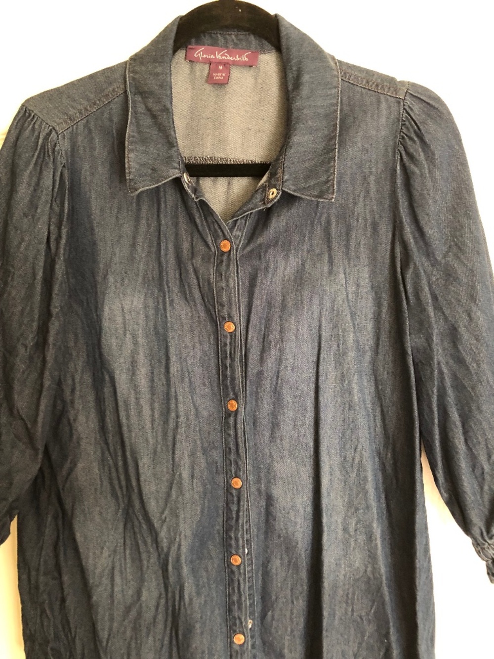 Pretty denim blouse
